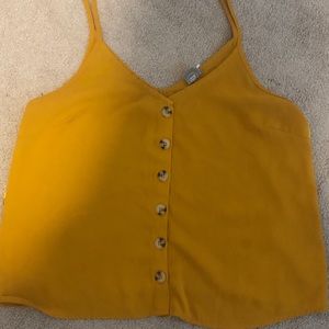 Cute mustard colour cami.